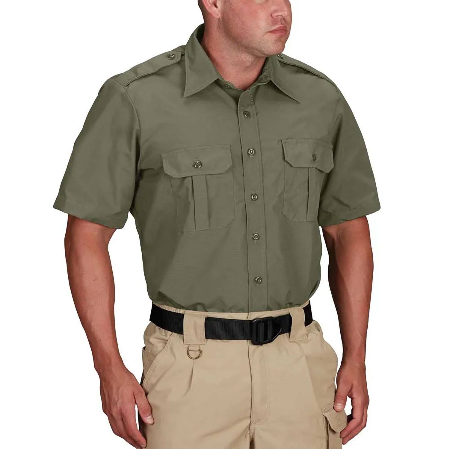PROPPER POLYESTER/COTTON RIPSTOP SHORT SLEEVE TACTICAL SHIRT