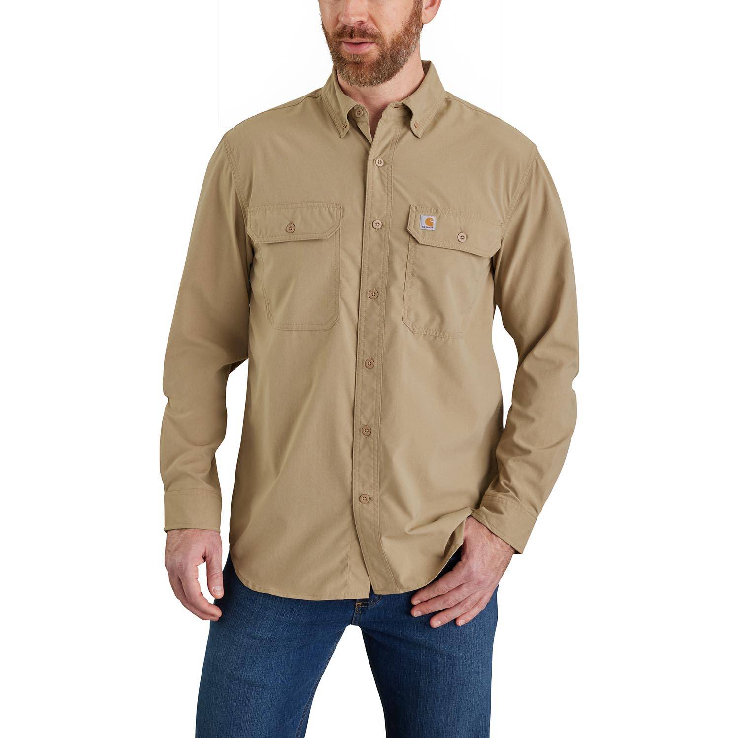 Carhartt Force Lightweight Long Sleeve Shirt | U.S. Patriot