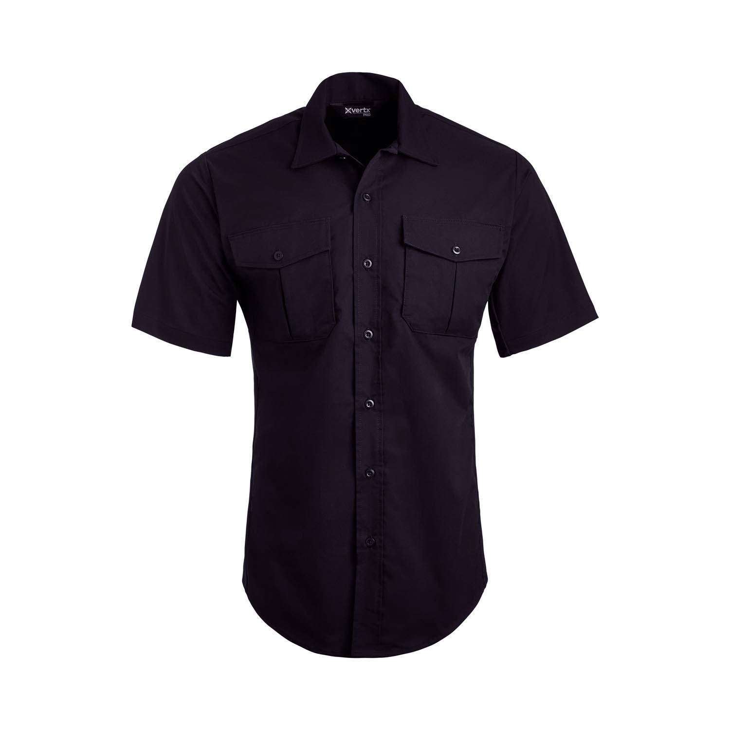 VERTX MEN'S FUSION FLEX SHORT SLEEVE SHIRT IN NAVY