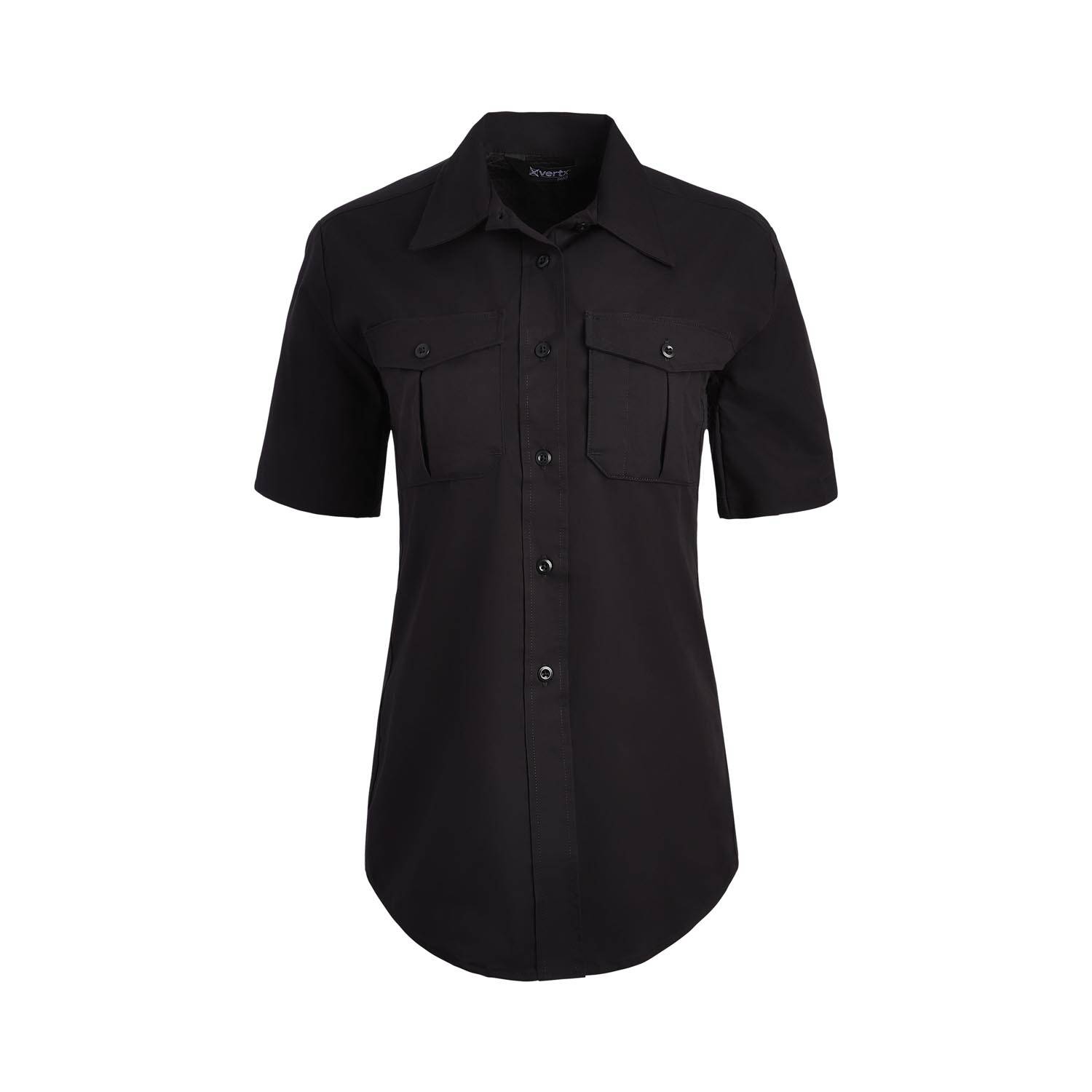 VERTX WOMEN'S FUSION FLEX SHORT SLEEVE SHIRT IN BLACK