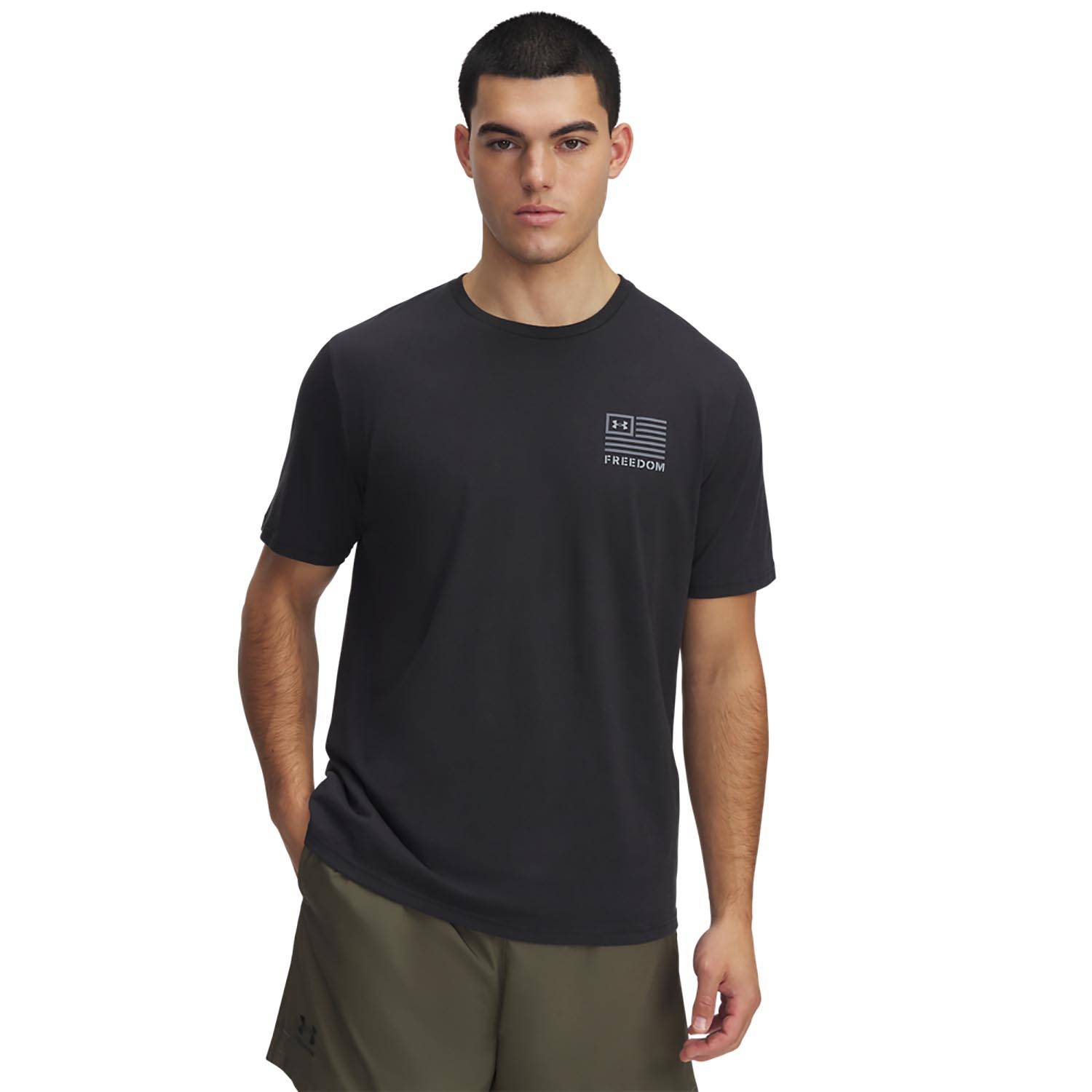 UNDER ARMOUR MEN'S FREEDOM LEFT CHEST SHORT SLEEVE