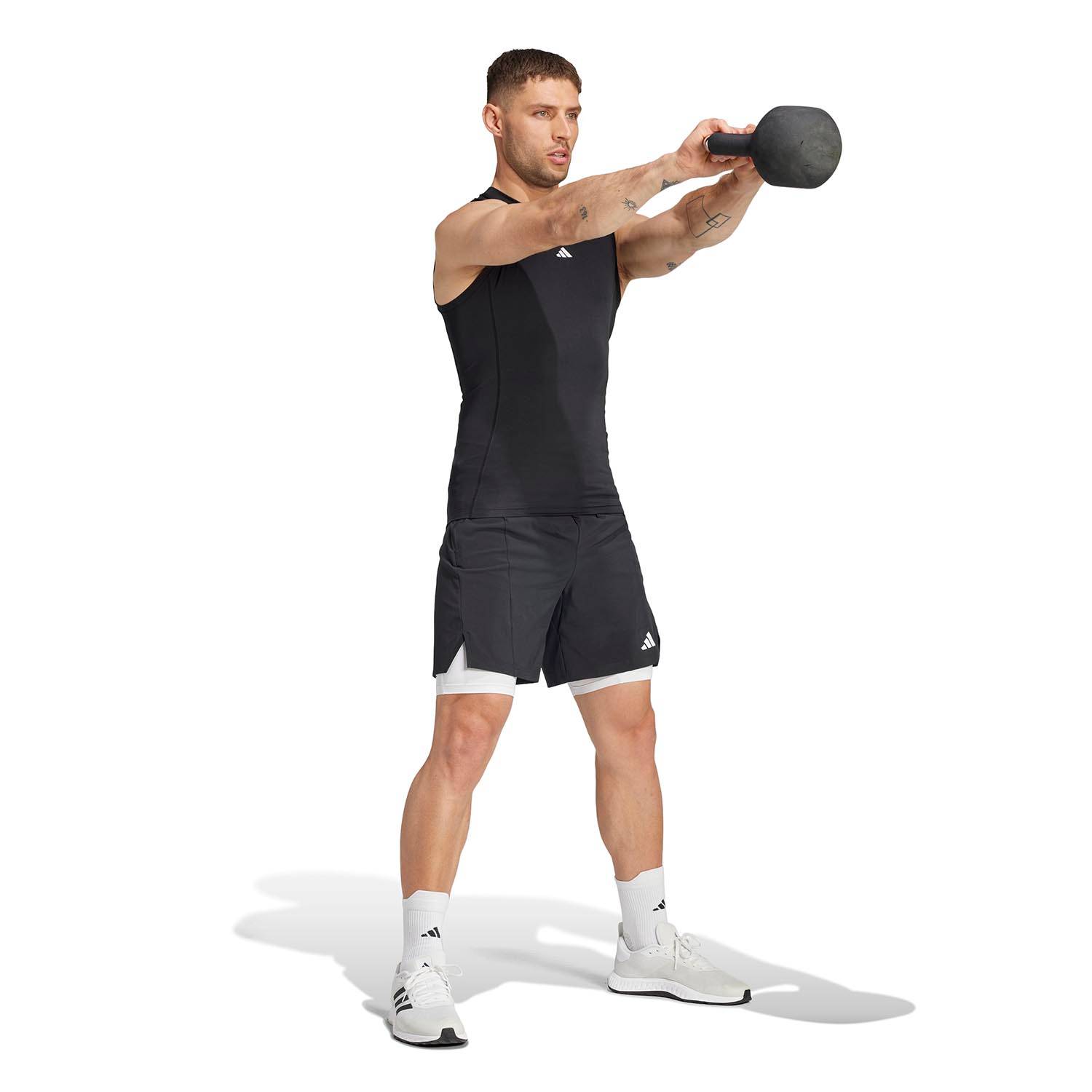 Adidas Men's TechFit Compression Sleeveless | U.S. Patriot