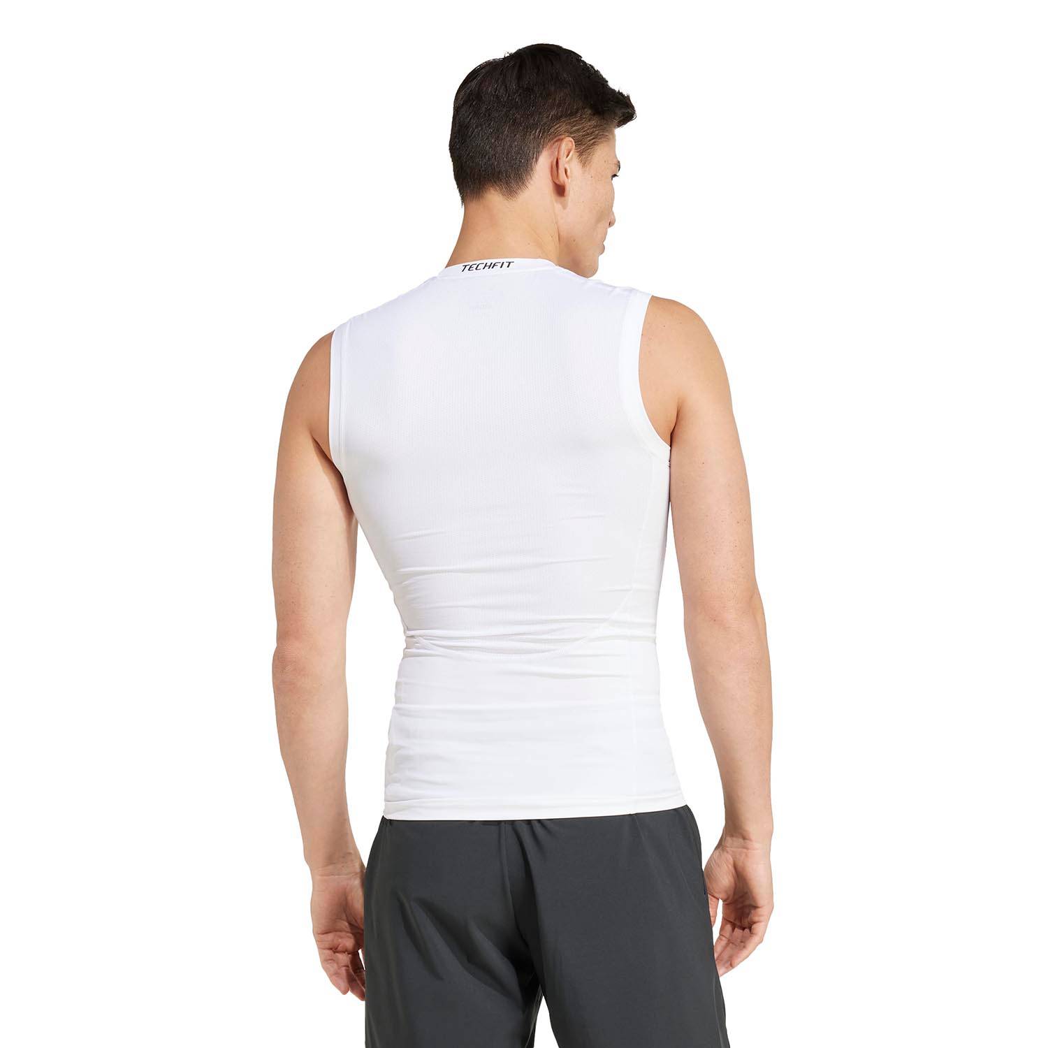 RYOGEN ARC MESH SLEEVELESS ホワイト S Adidas Men's TechFit Compression Sleeveless | U.S. Patriot