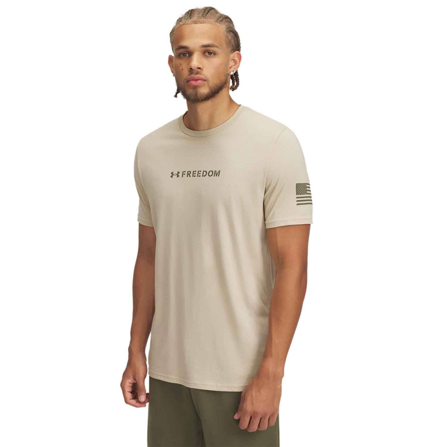 UNDER ARMOUR MEN'S FREEDOM MILITARY SHORT SLEEVE T-SHIRT