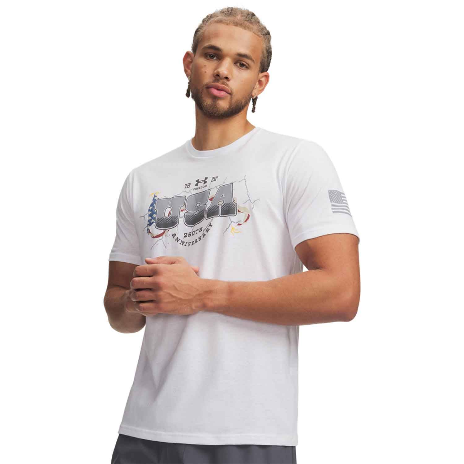 UNDER ARMOUR MEN'S FREEDOM 1776 USA T-SHIRT