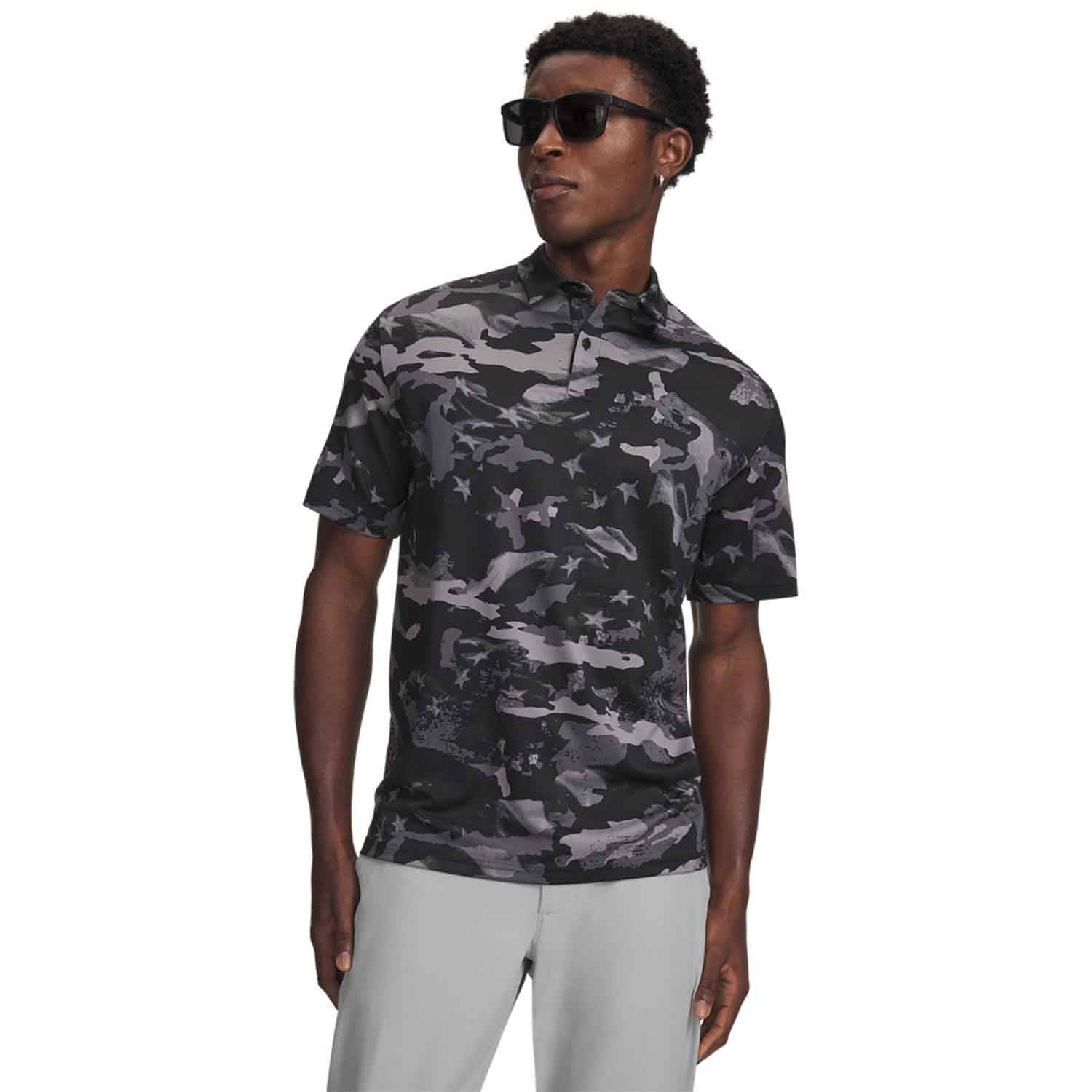 UNDER ARMOUR MEN'S PRINTED FREEDOM MATCHPLAY POLO