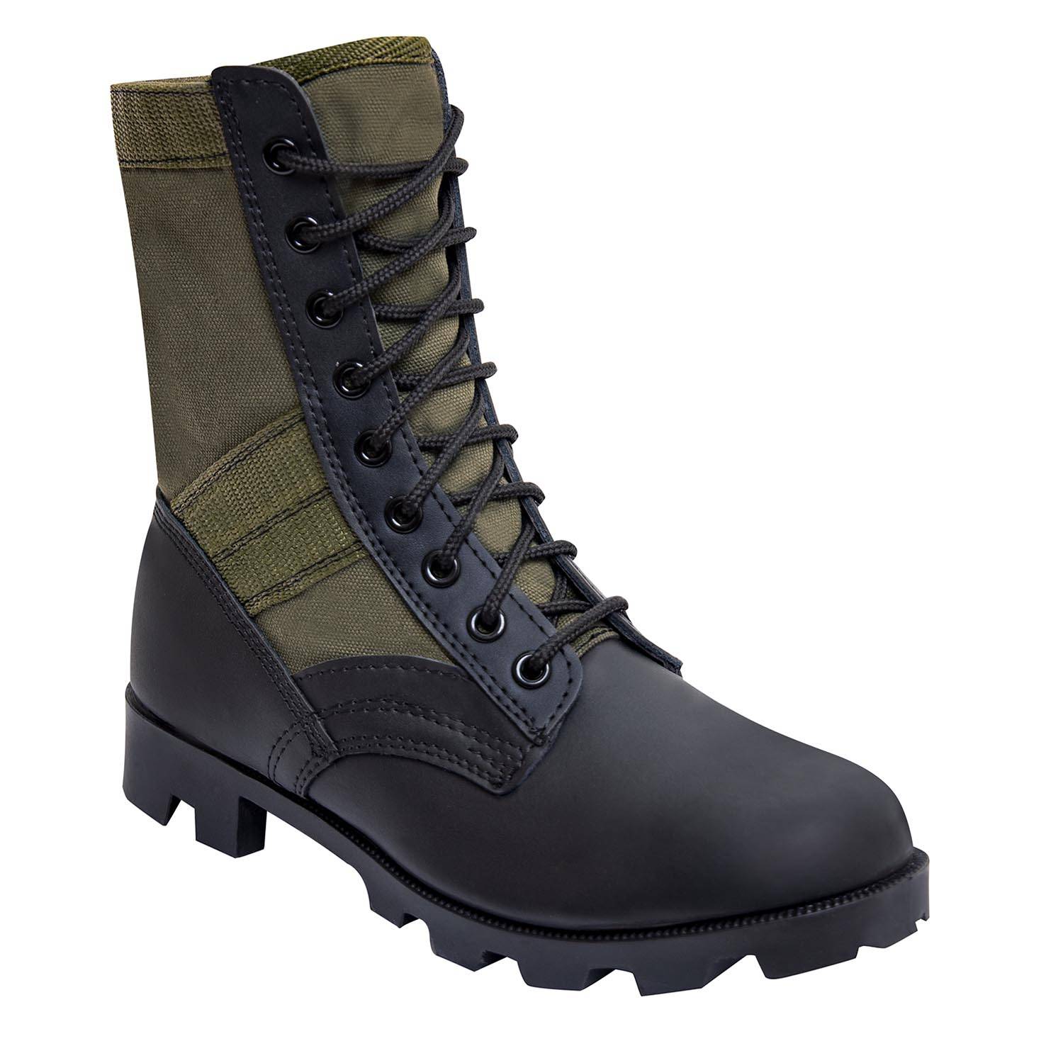 ROTHCO 8" JUNGLE BOOTS IN OLIVE DRAB