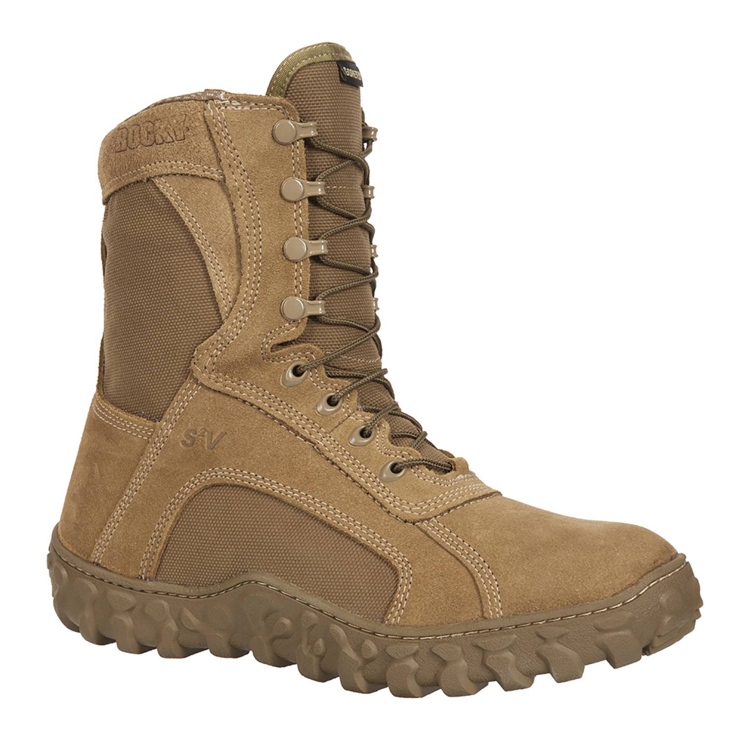 Rocky Basics Gore-Tex Waterproof Military Boots Size 9.5 Rocky Combat Boot 790G 10.5 R Gore-Tex Desert Tan Temperate  main image 2