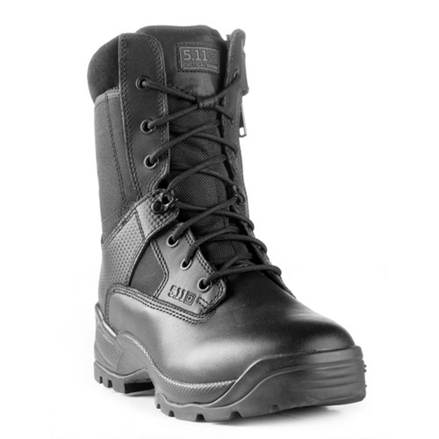 5.11 Tactical‎ ATAC 8 Inch Side Zip Boots Black Leather Mens 10 12001 NEW 5.11 Tactical 8 main image 2