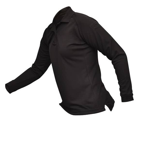 VERTX WOMEN'S LONG SLEEVE ACTION POLO WITH COLDBLACK