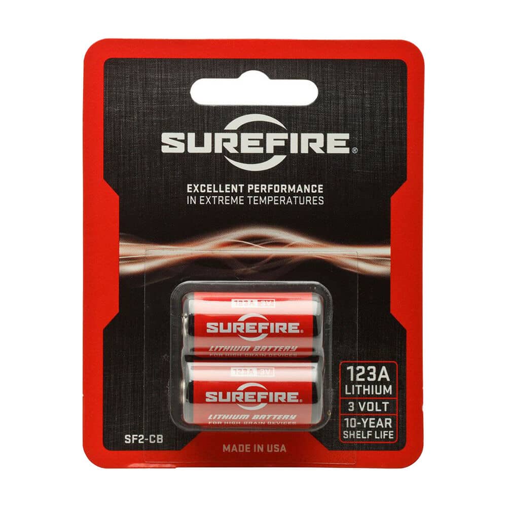 are rechargeable 123a batteries ok for surefire flashlight SFLFP123 2-Pack performance batteries SFLFP123 Batteries - SureFire