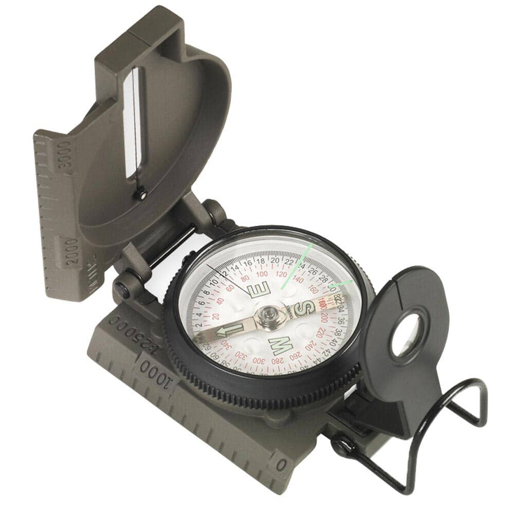 NDuR Lensatic Compass with Metal Case