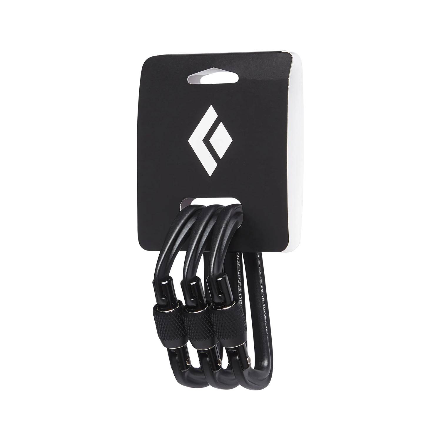 Black Diamond HotForge Screwgate Carabiner 3 Pack