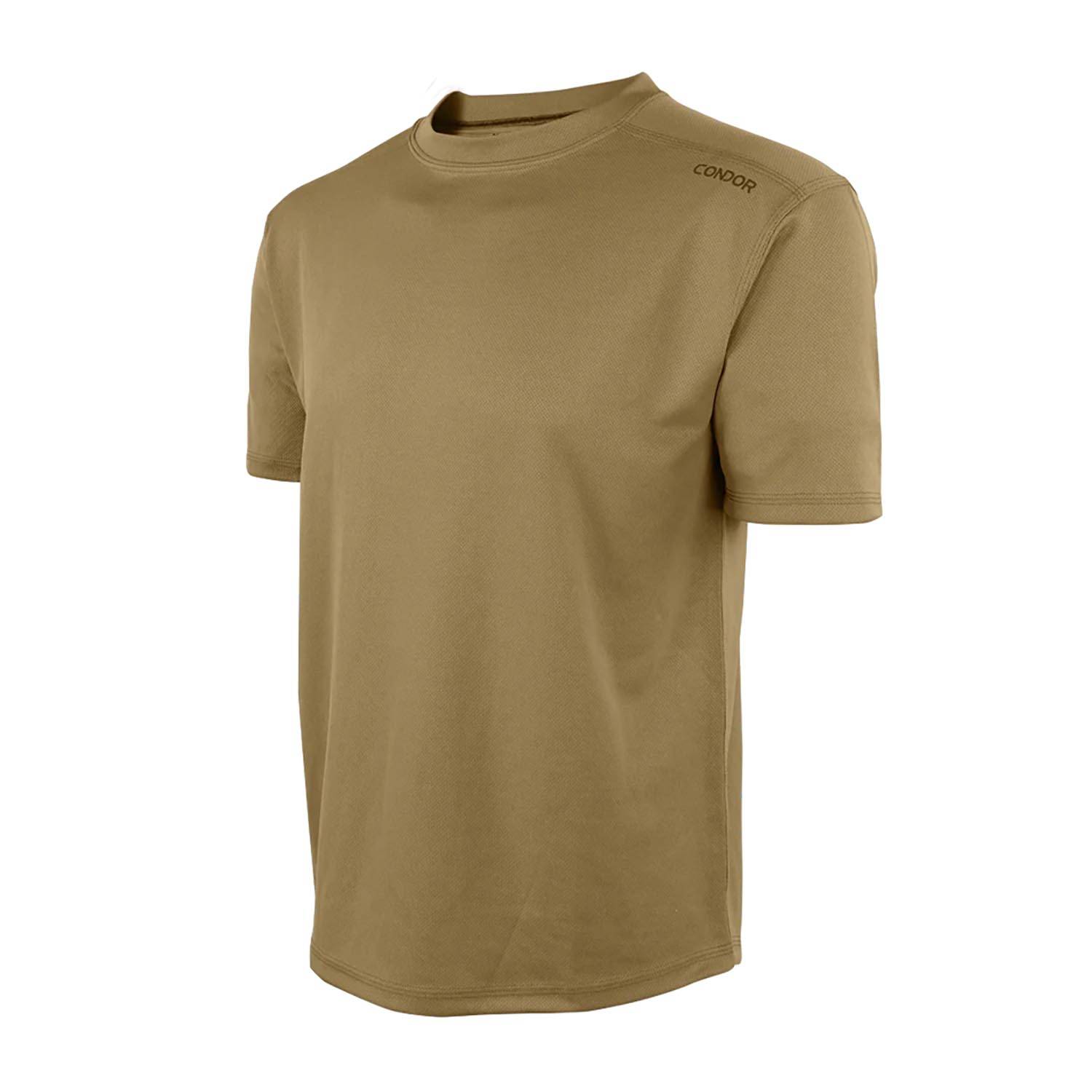 CONDOR MAXFORT SHORT SLEEVE TRAINING TOP IN TAN