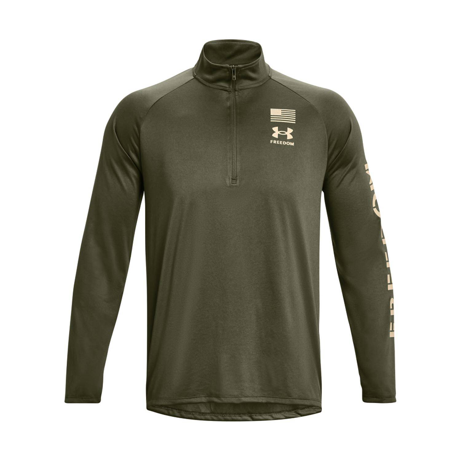 UNDER ARMOUR MEN'S FREEDOM TECH 1/2 ZIP PULLOVER