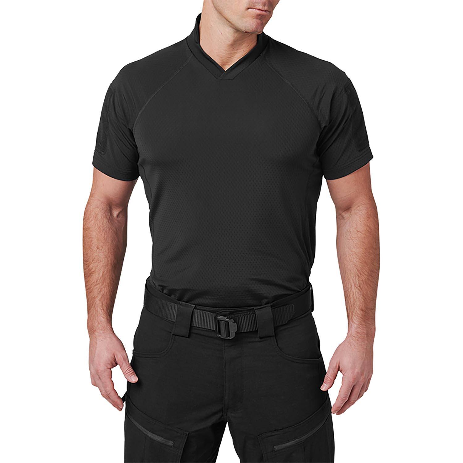 5.11 TACTICAL V.XI SIGURD SHORT SLEEVE SHIRT IN BLACK