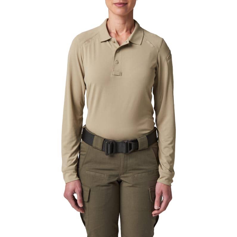 5.11 WOMEN'S HELIOS LONG SLEEVE POLO SHIRT