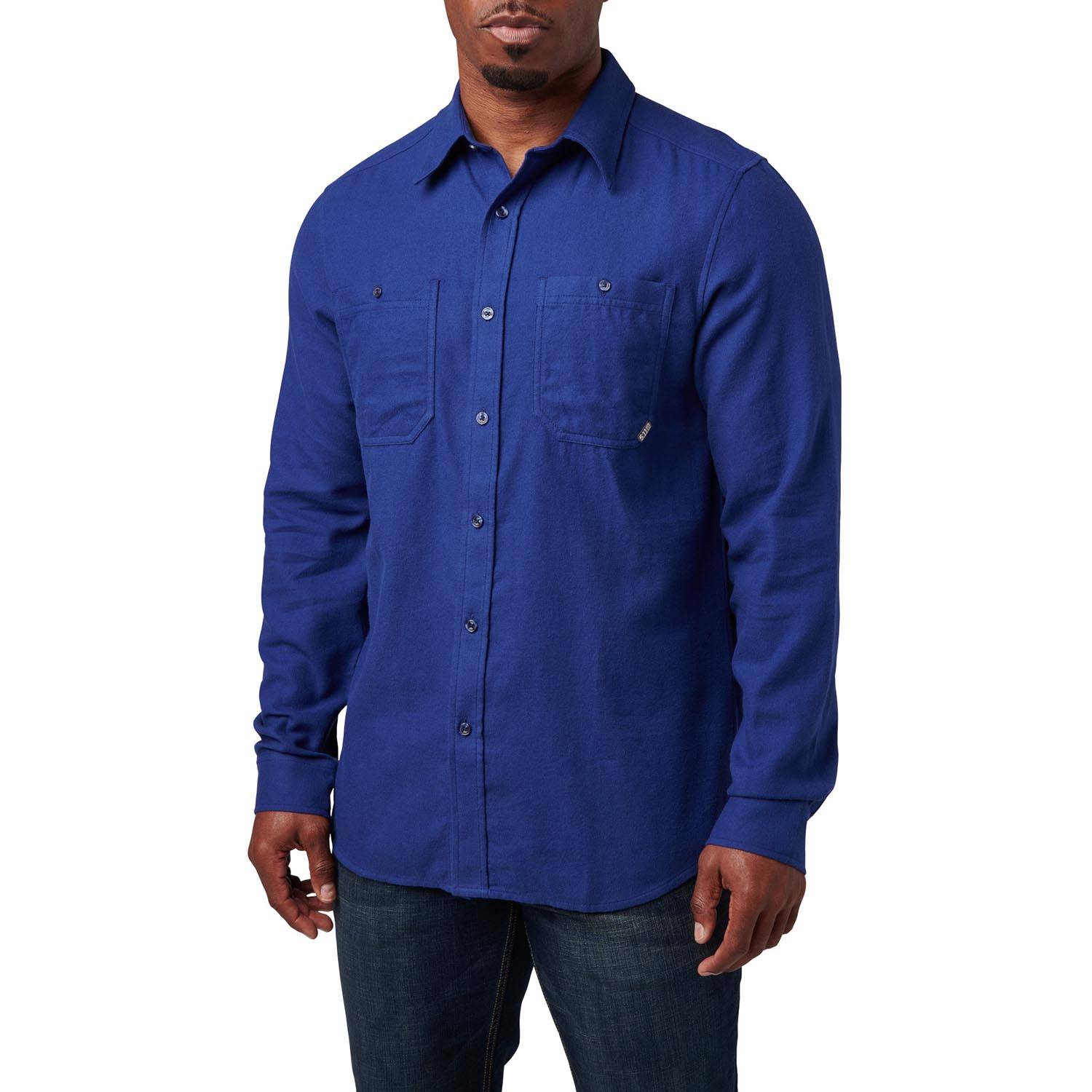 5.11 Men's Silverwood Solid Flannel Shirt | U.S. Patriot