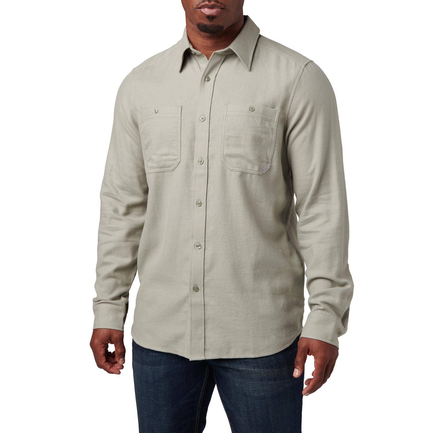 5.11 Men's Silverwood Solid Flannel Shirt | U.S. Patriot