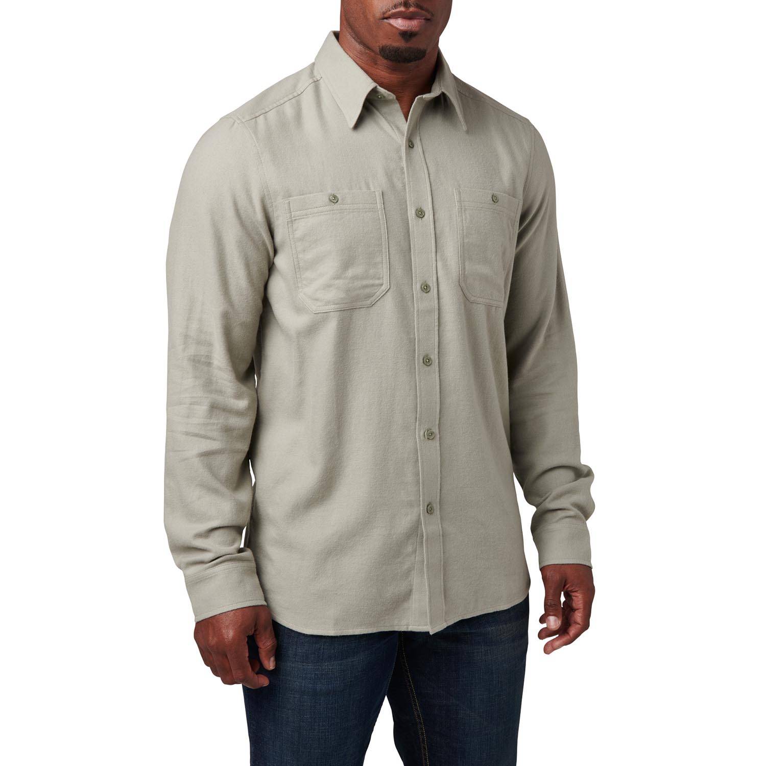 5.11 Men's Silverwood Solid Flannel Shirt | U.S. Patriot