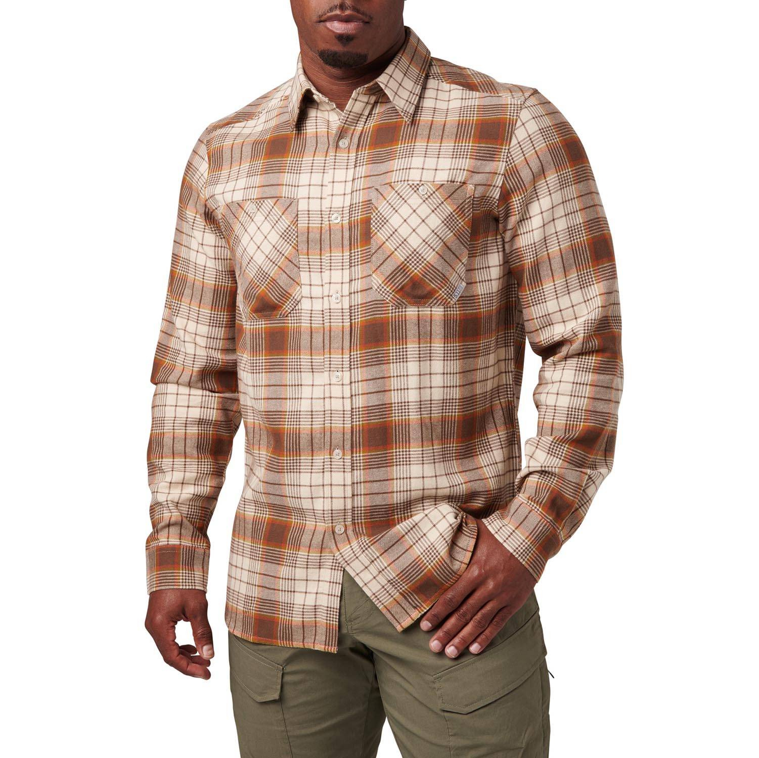 5.11 Men's Silverwood Midweight Plaid Flannel | U.S Patriot