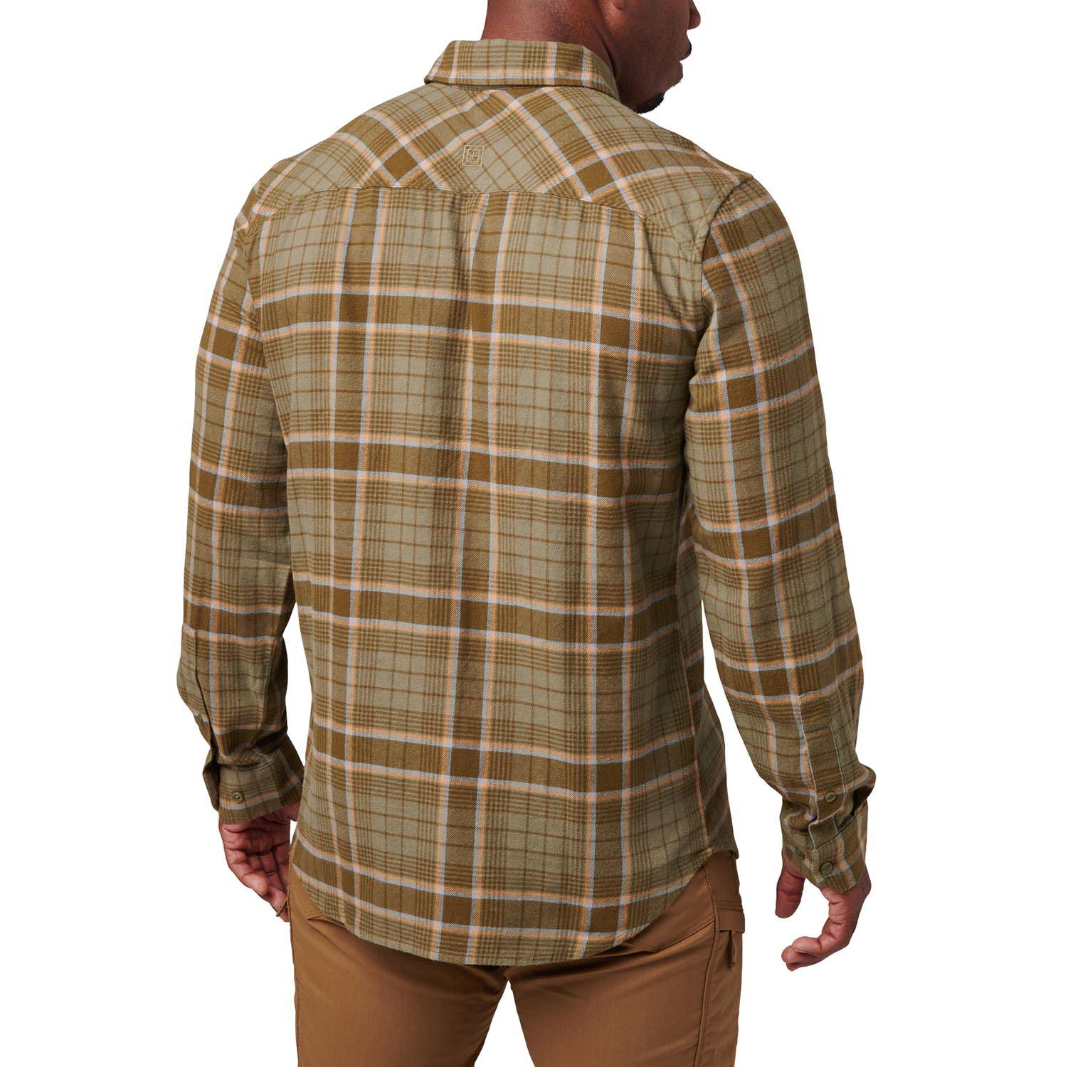 個人装備 5.11 SILVERWOOD SOLID FLANNEL L/S SHIRT Silverwood Solid Flannel
