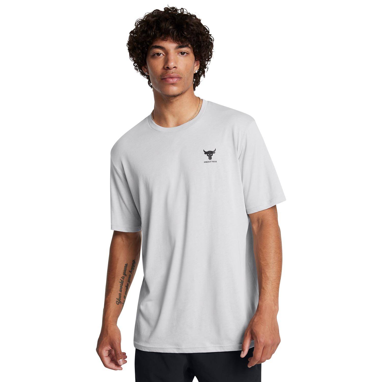 UNDER ARMOUR MEN'S PROJECT ROCK SHORT SLEEVE SHIRT