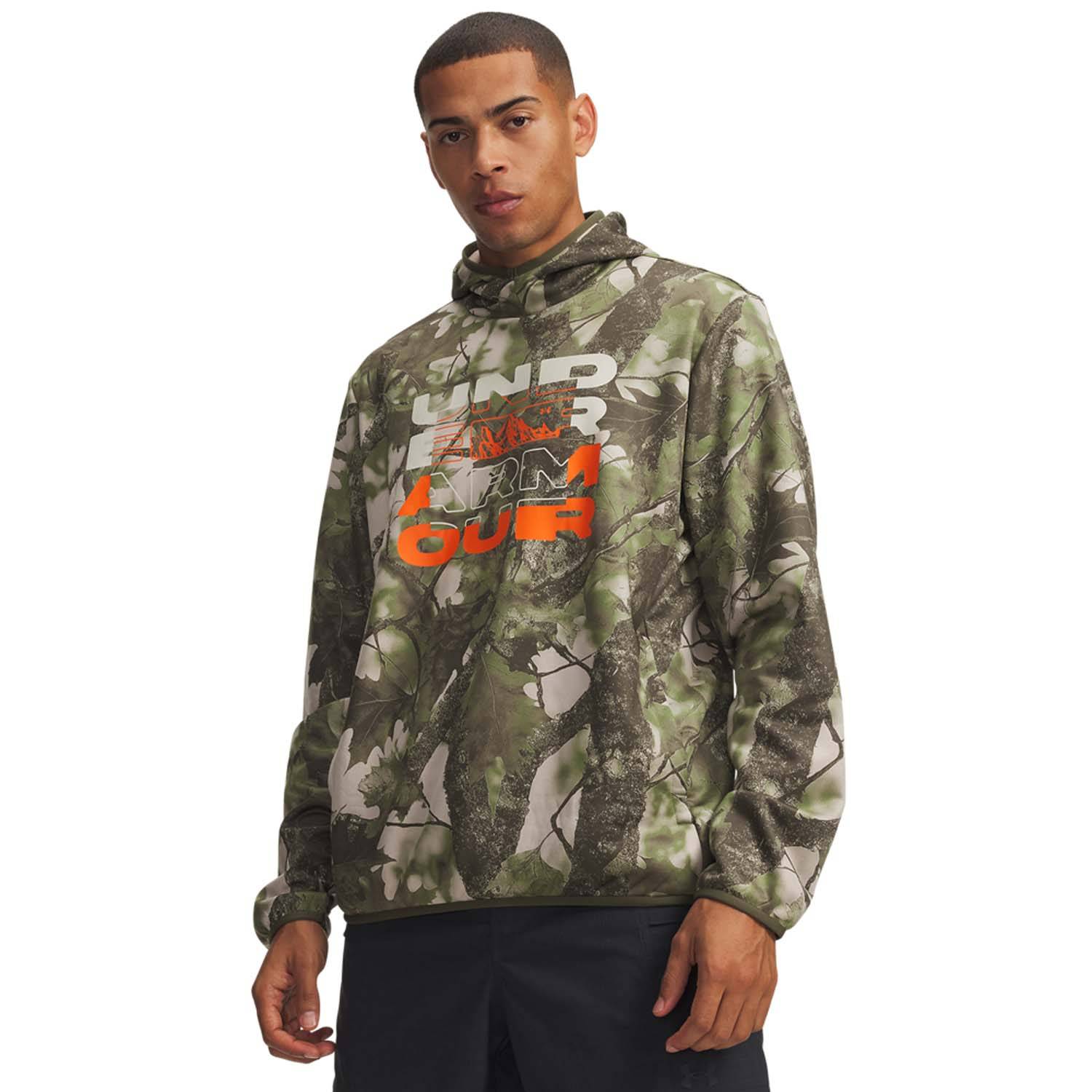 UNDER ARMOUR MEN'S ARMOUR FLEECE STORM CAMO HOODIE