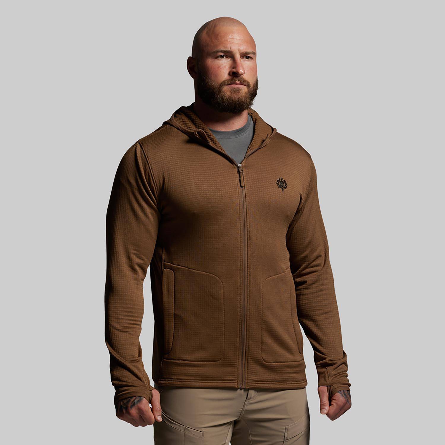 BORN PRIMITIVE MEN'S QUIVER FULL ZIP HOODIE 2.0