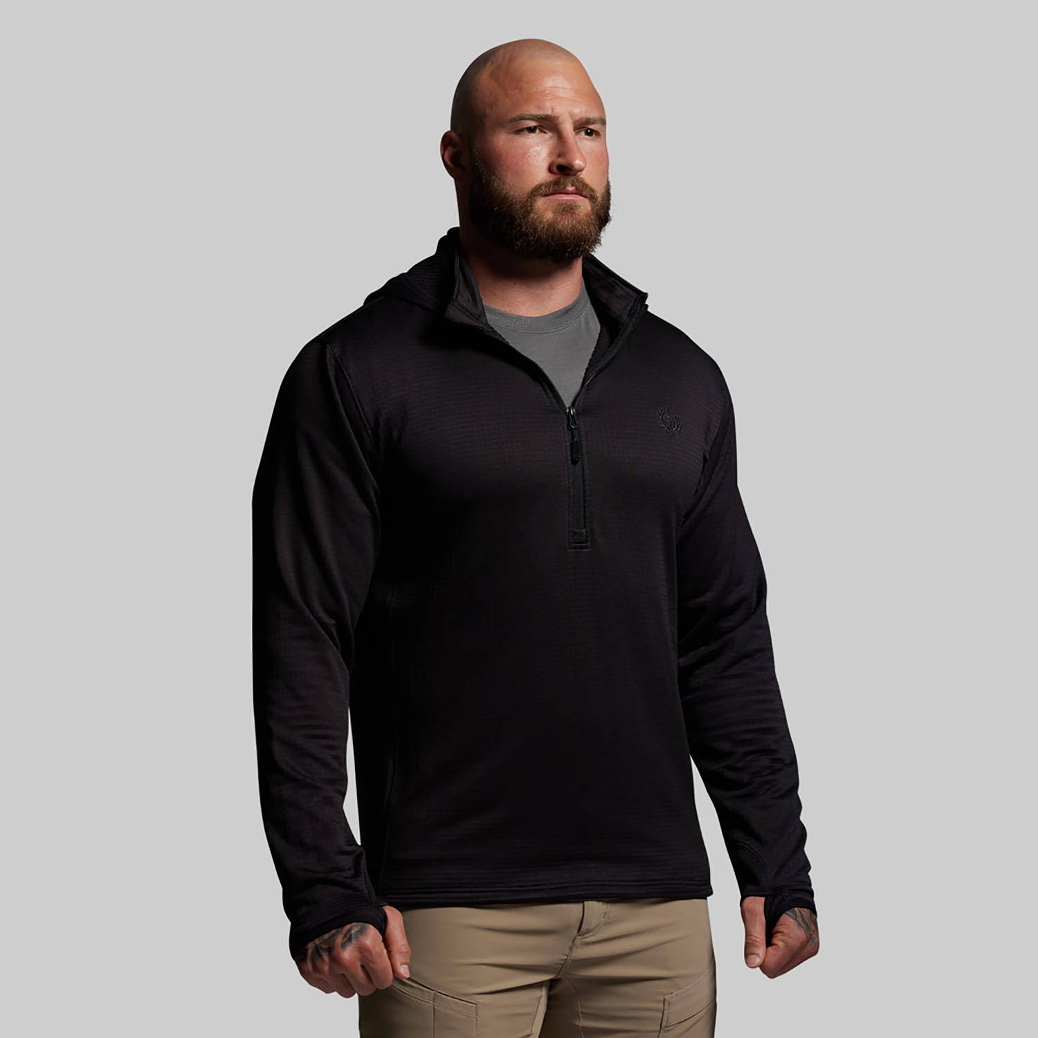 BORN PRIMITIVE MEN'S QUIVER HALF ZIP HOODIE 2.0