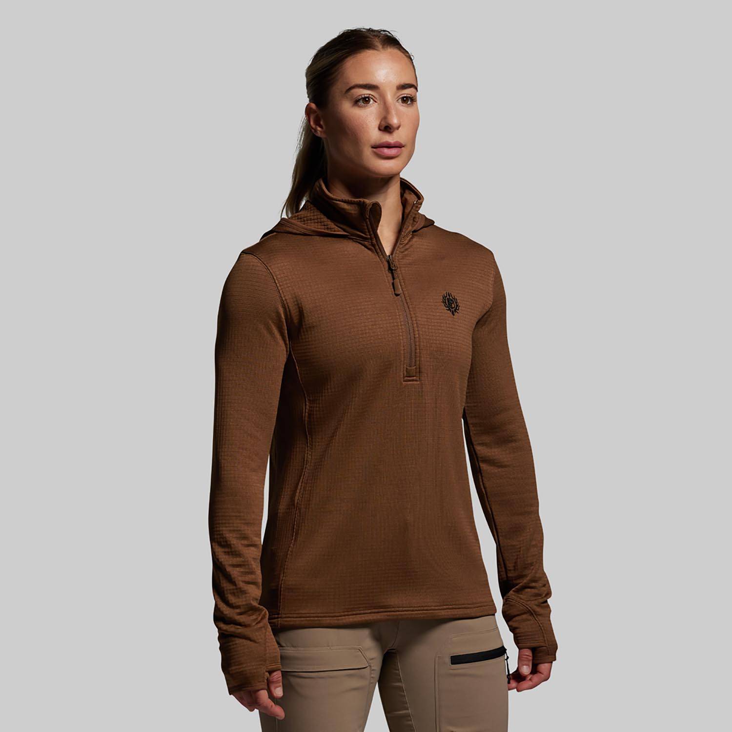 BORN PRIMITIVE WOMEN'S QUIVER HALF ZIP HOODIE 2.0