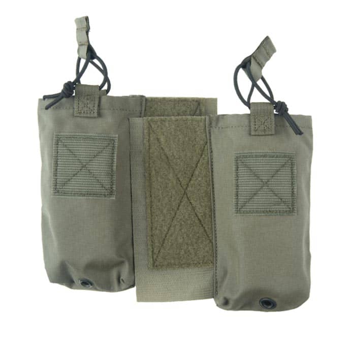 CRYE PRECISION JPC MBITR RADIO POUCH SET IN RANGER GREEN