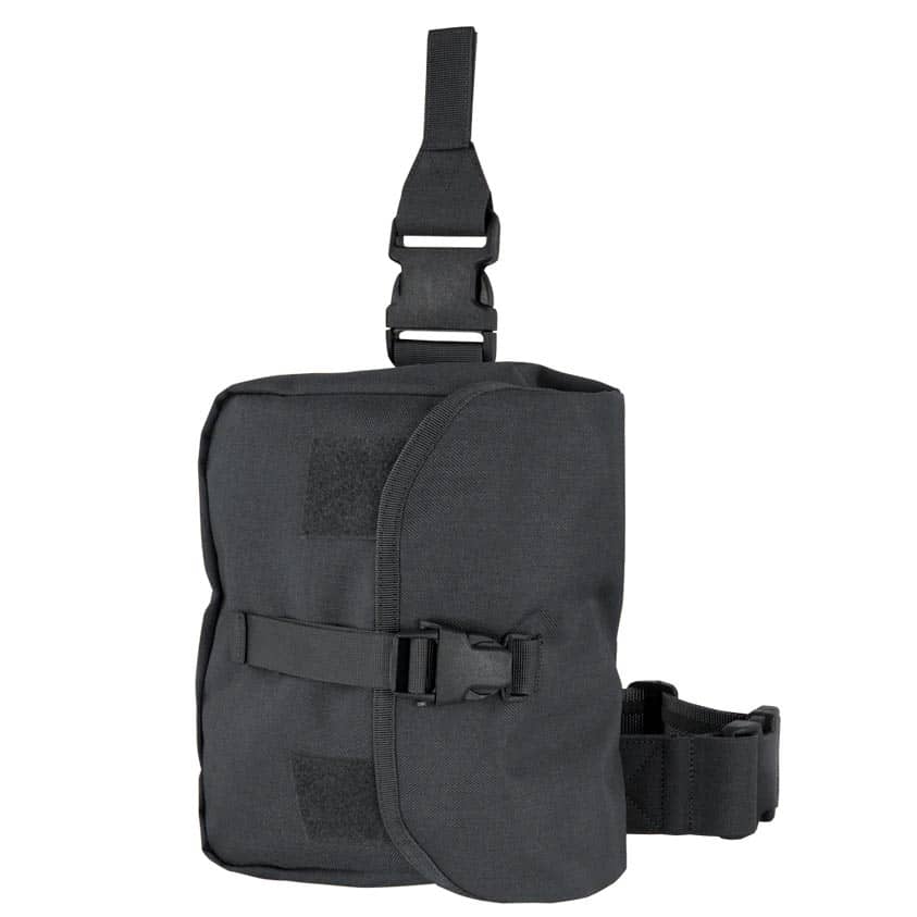 CONDOR GAS MASK LEG RIG IN BLACK
