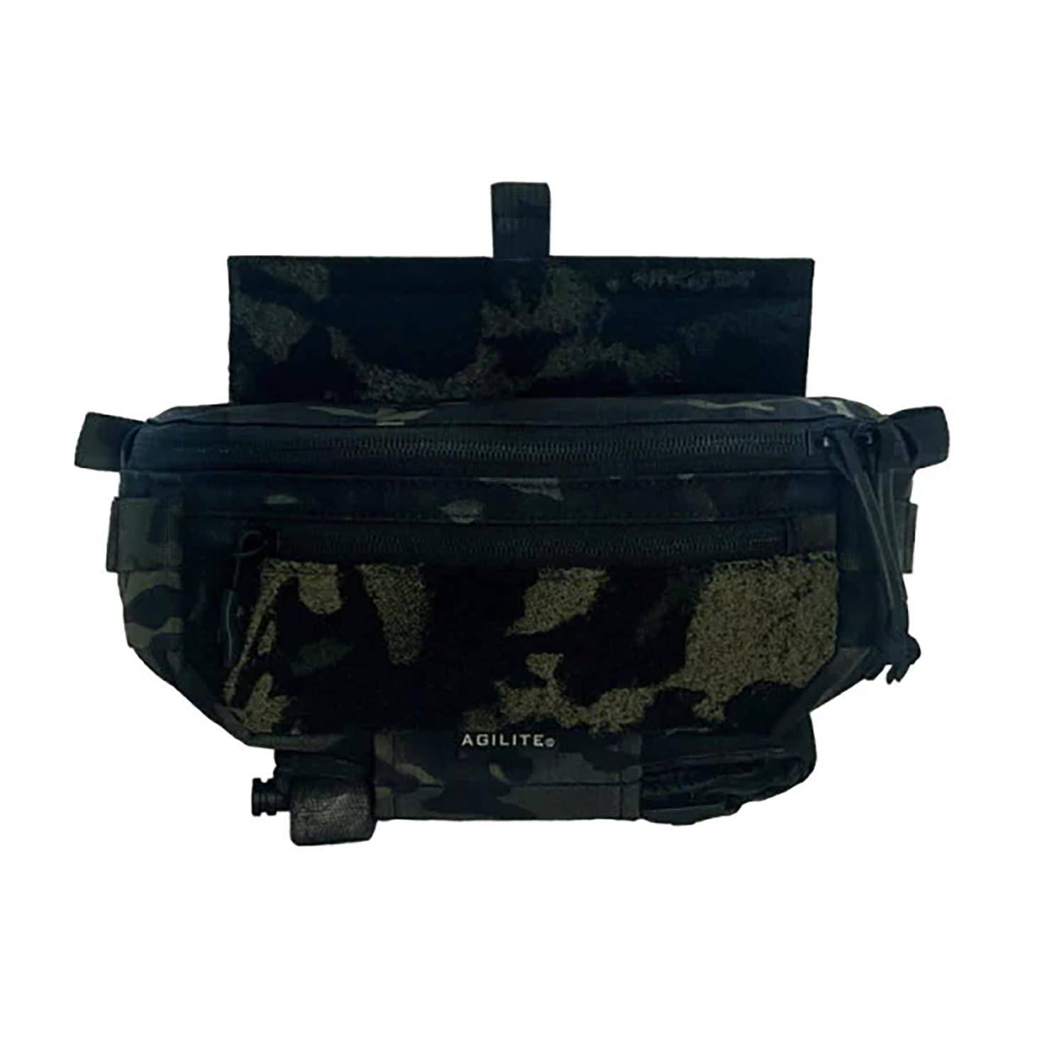 AGILITE SIX PACK HANGER POUCH IN MULTICAM BLACK