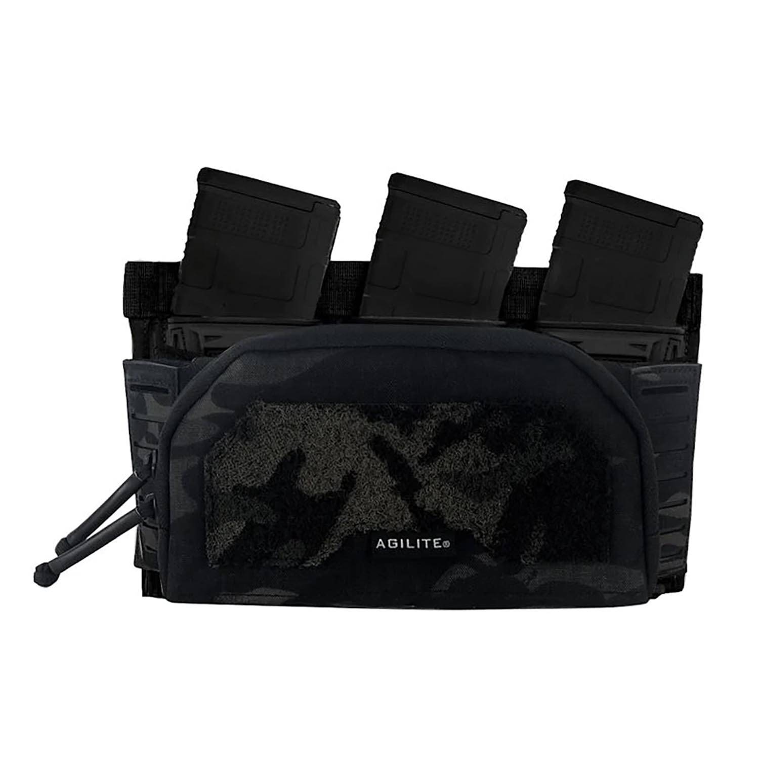AGILITE PINCER PLACARD 2ND LAYER ADMIN POUCH MULTICAM BLACK