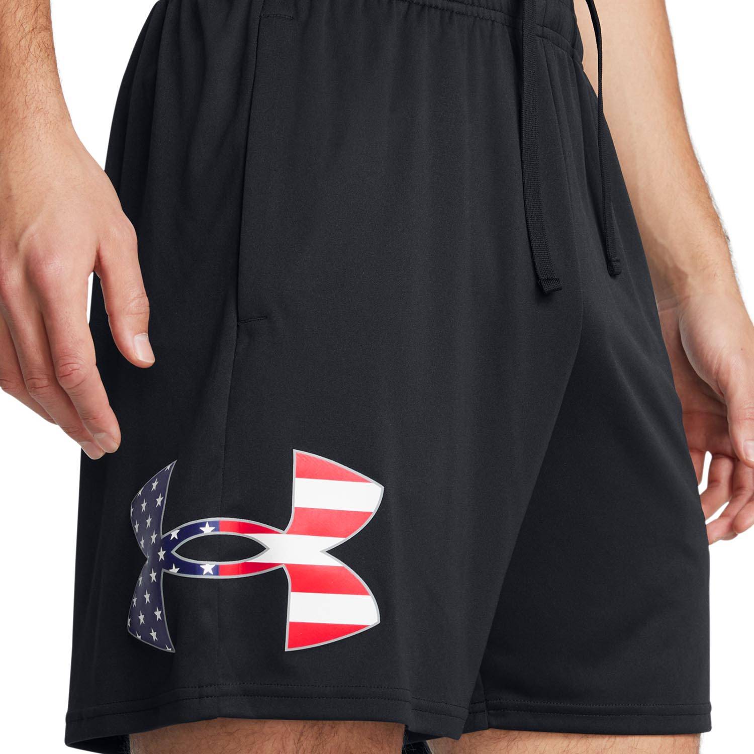 UA Men's Tech Freedom Big Flag Logo Shorts | U.S. Patriot