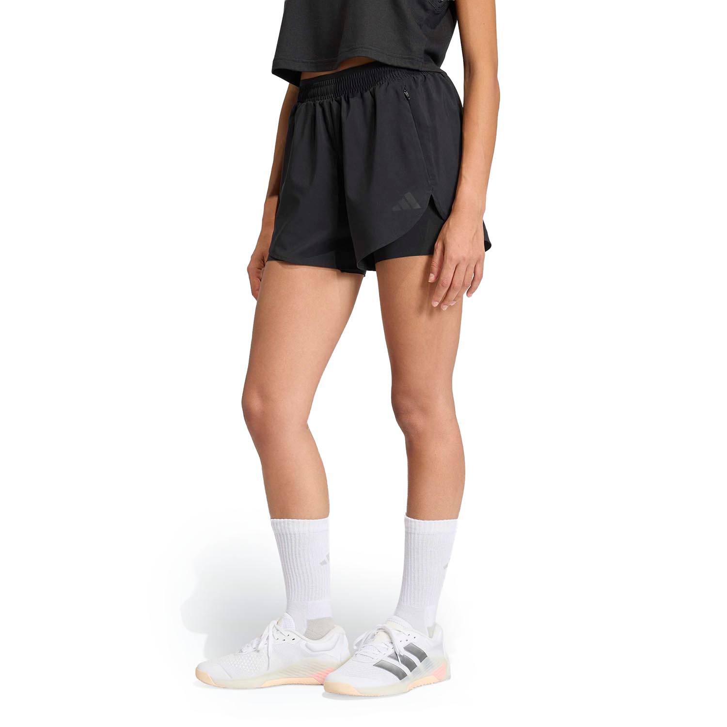 ADIDAS WOMEN'S D4T WORKOUT GO TO 2IN1 SHORTS