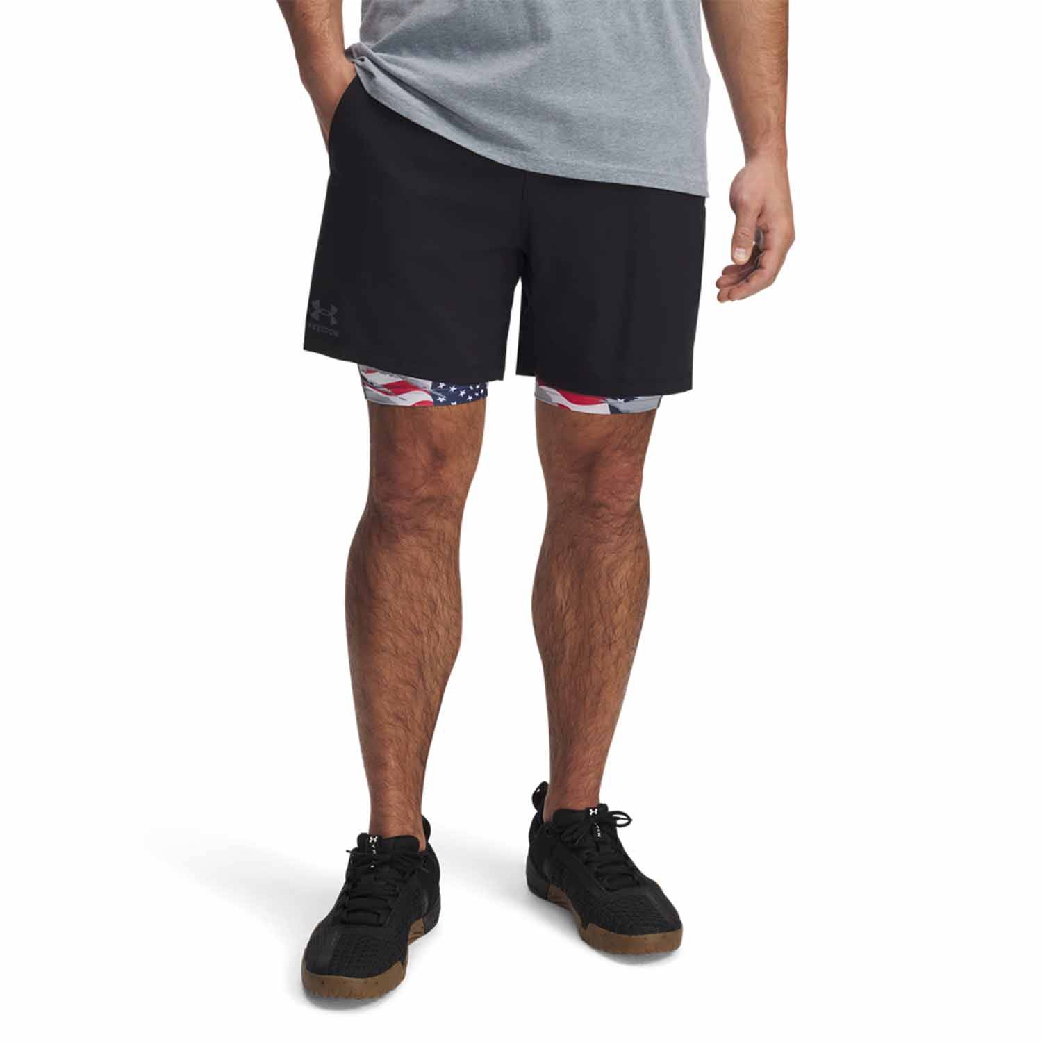 Under Armour Men's Vanish Woven Printed 2-in-1 Shorts