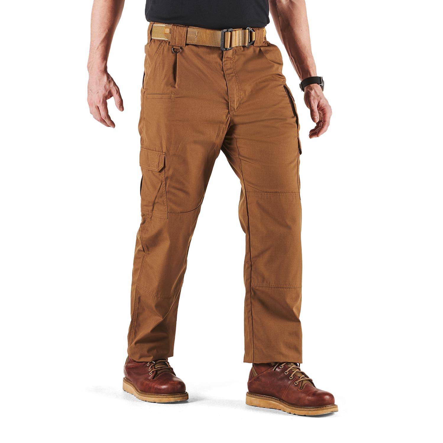 Pantaloni Tattici 5.11 Taclite PRO Uomo, Modello 74273, Colore Coyote 48 - Tessuto Leggero Ripstop, 8 Tasche, Vita Alta