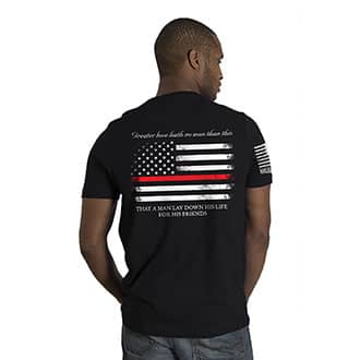 Nine Line Men's Thin Red Line T-Shirt | U.S. Patriot