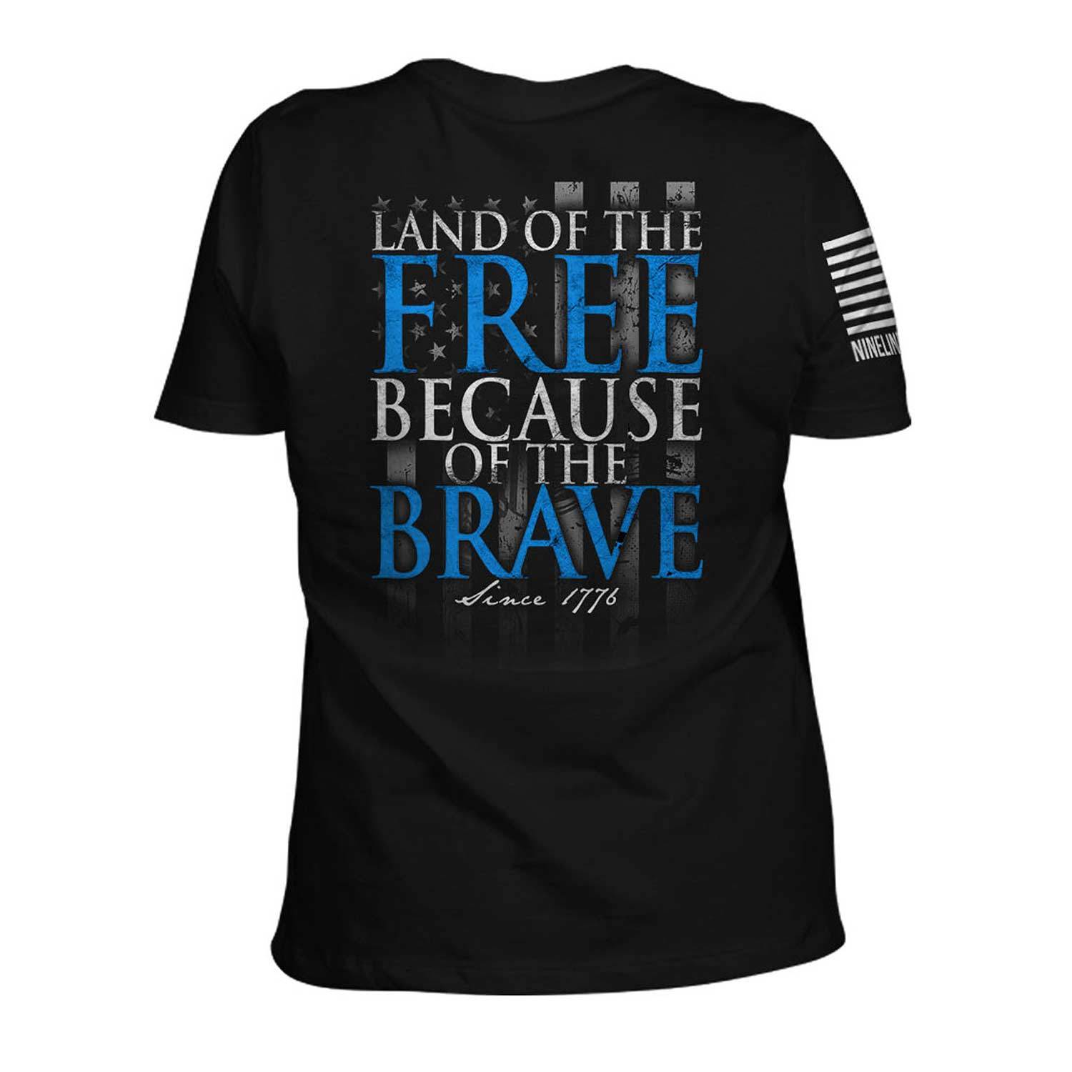 NINE LINE WOMEN’S BECAUSE OF THE BRAVE T-SHIRT