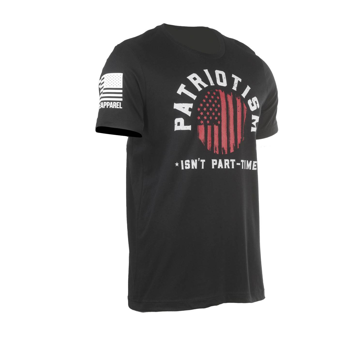 NINE LINE MEN'S PATRIOTISM ISN'T PART TIME T-SHIRT