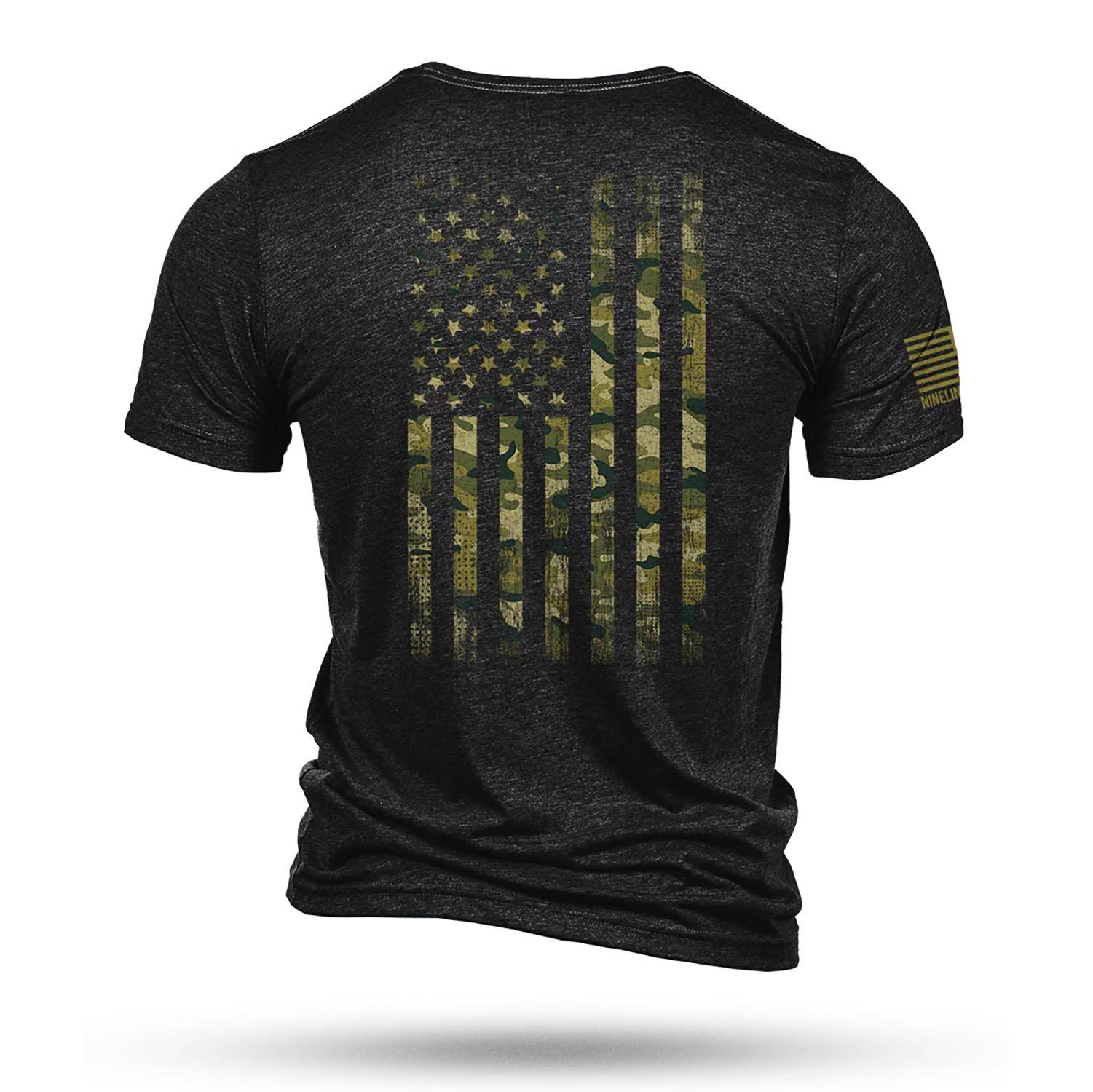 Nine Line American Flag Camo T-Shirt