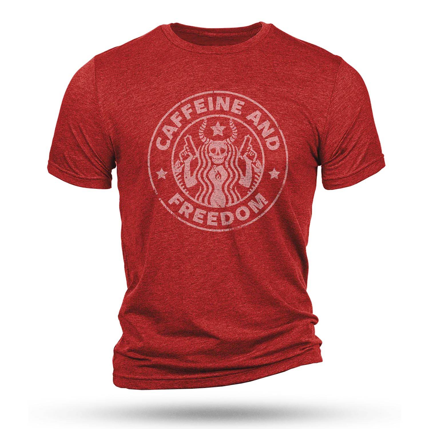 Nine Line Caffeine & Freedom T-Shirt | U.S. Patriot