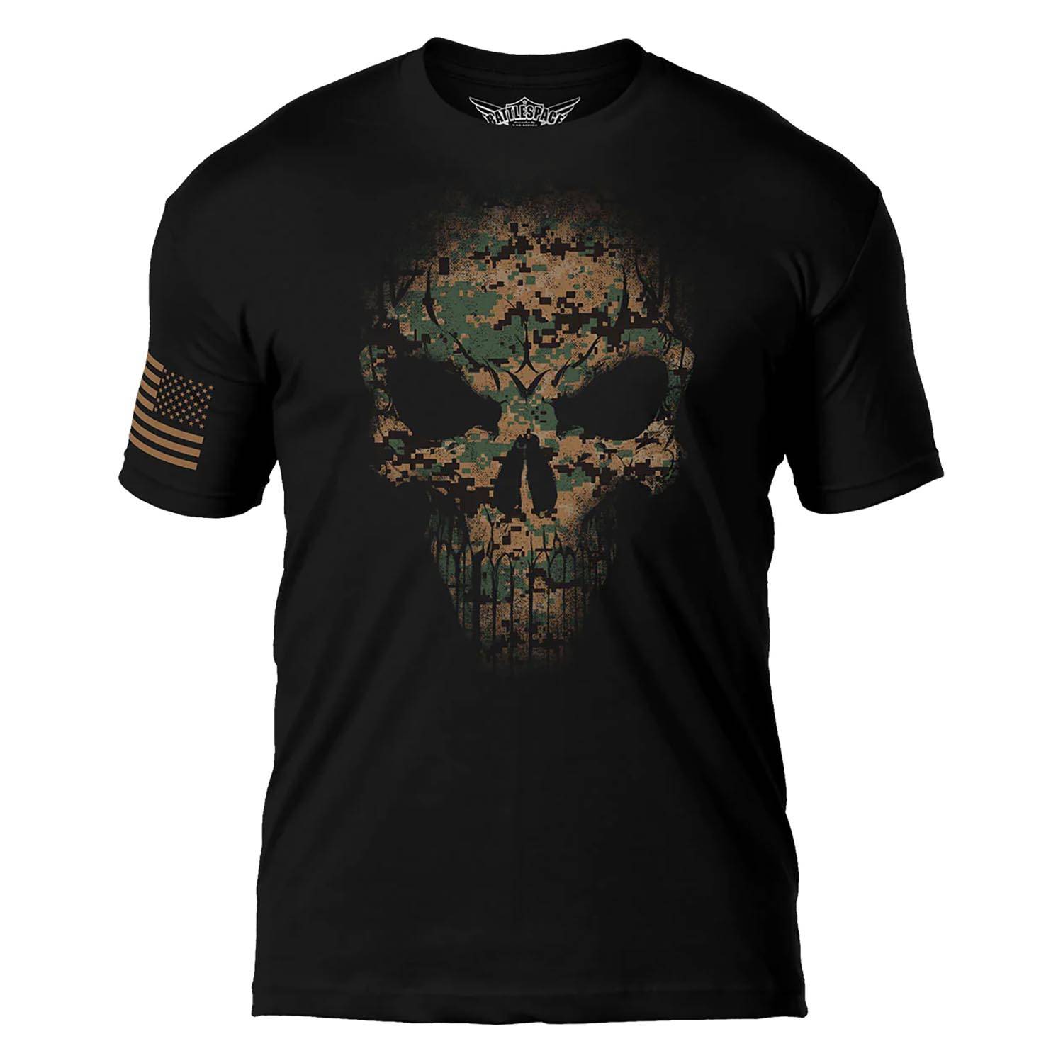 The 7.62 Design Woodland MARPAT Skull T-Shirt