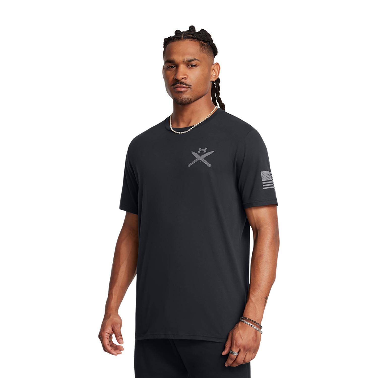 UNDER ARMOUR MENUS FREEDOM TACTICAL LOGO T-SHIRT