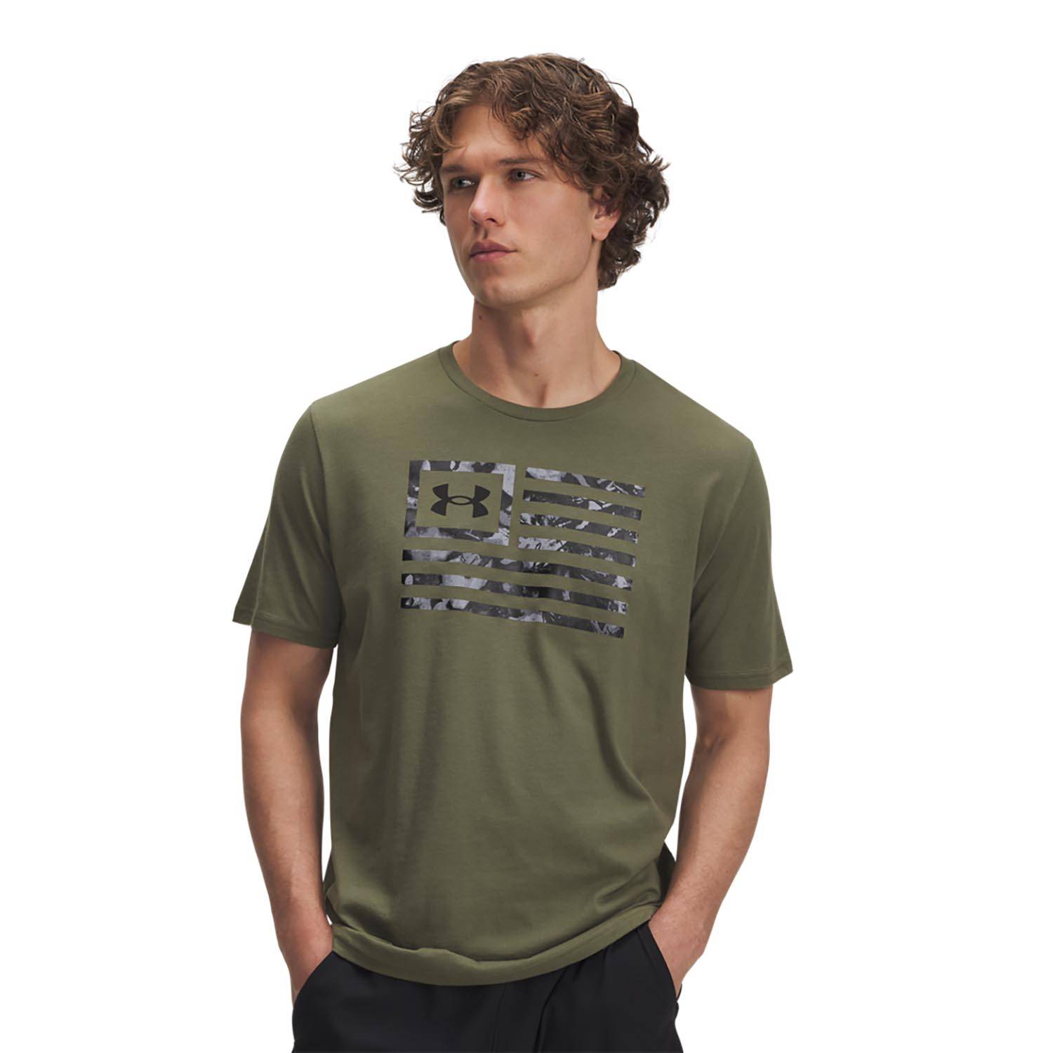 UNDER ARMOUR MEN'S FREEDOM FLAG PRINTED T-SHIRT