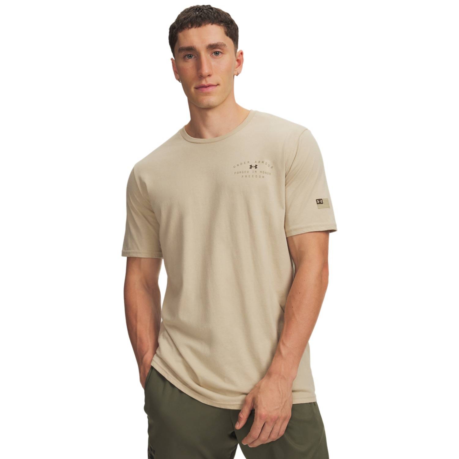 UNDER ARMOUR MEN'S FREEDOM MISSION MADE SHORT SLEEVE