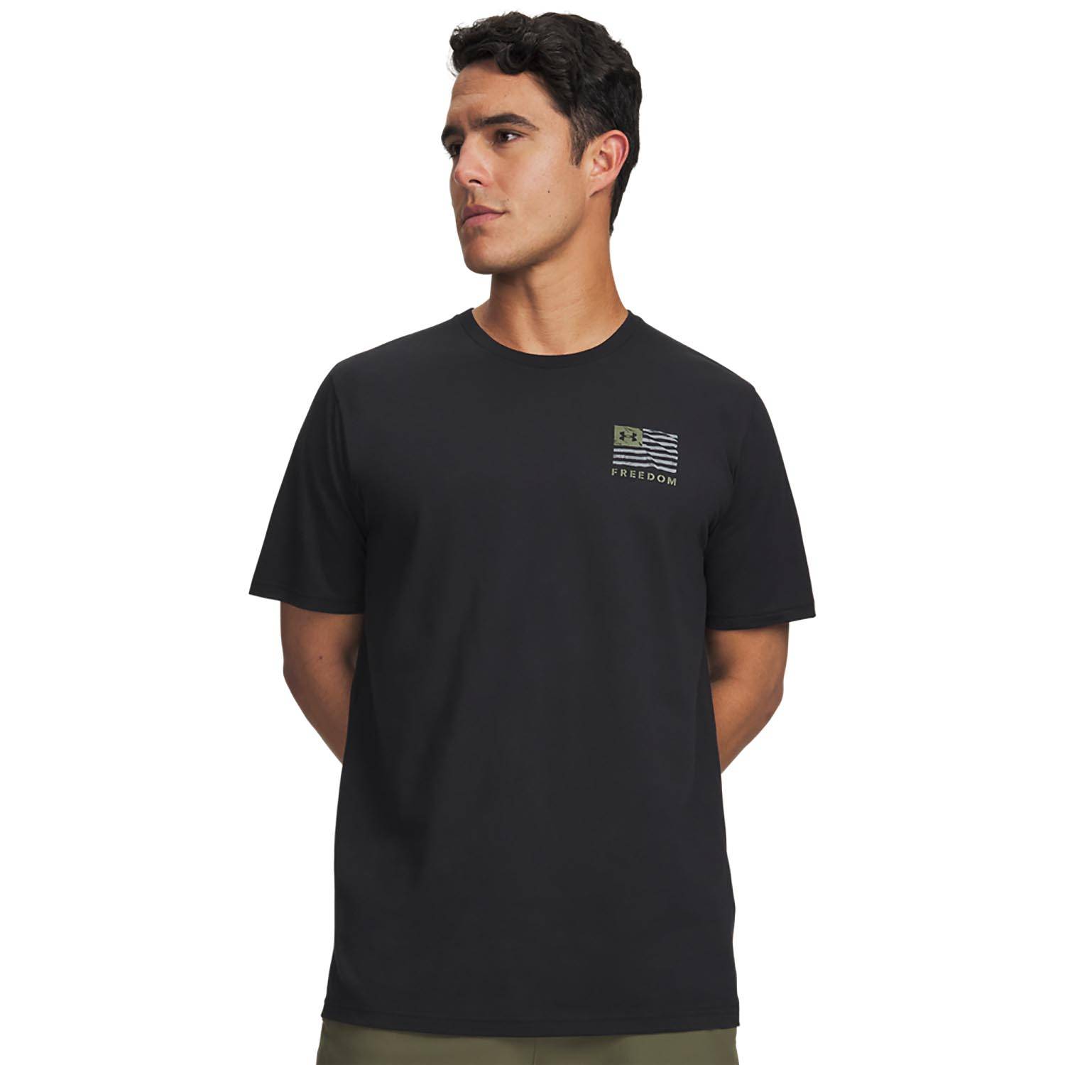 UNDER ARMOUR MEN'S FREEDOM FLAG USA T-SHIRT