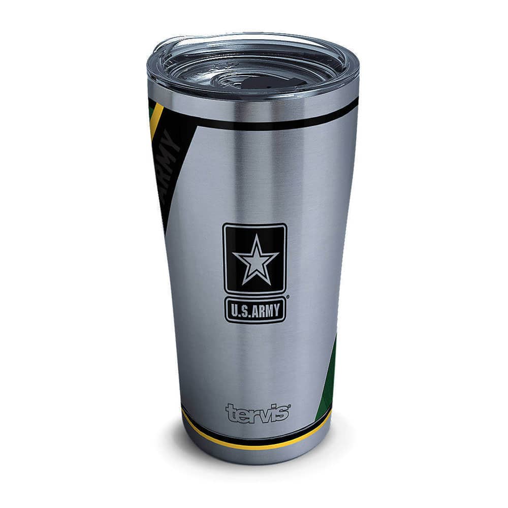 Tervis 20 oz Stainless Steel Army Tumbler with Lid